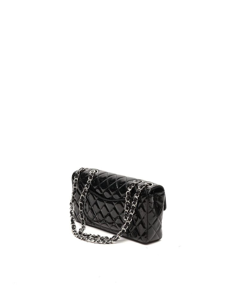Chanel CC East West Patent Flap Bag