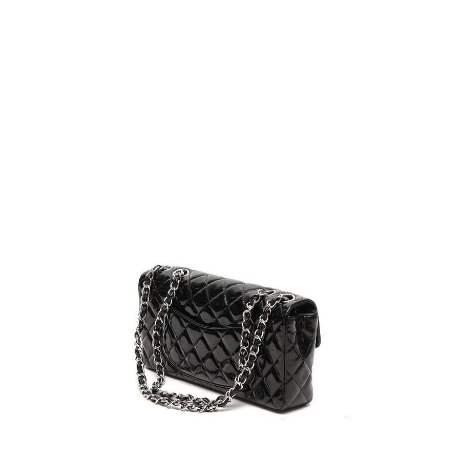 Chanel CC East West Patent Flap Bag