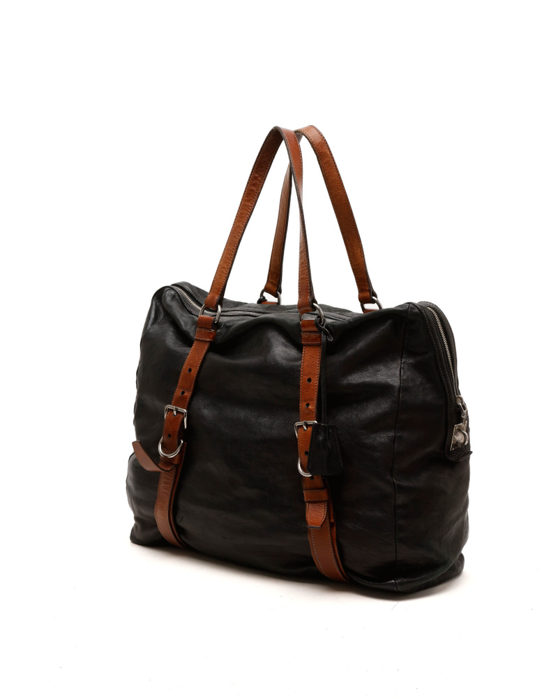 Prada Glace Calf Folding Tote Bag
