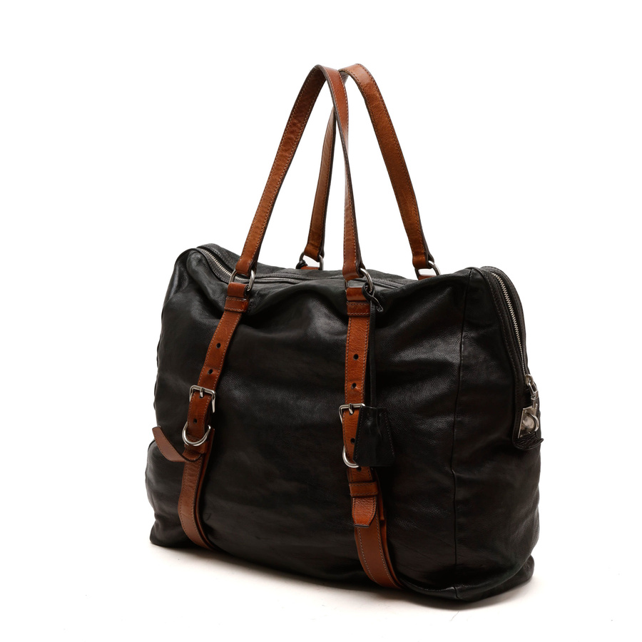 Prada Glace Calf Folding Tote Bag