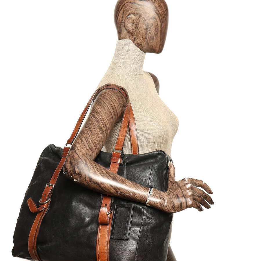 Prada Glace Calf Folding Tote Bag