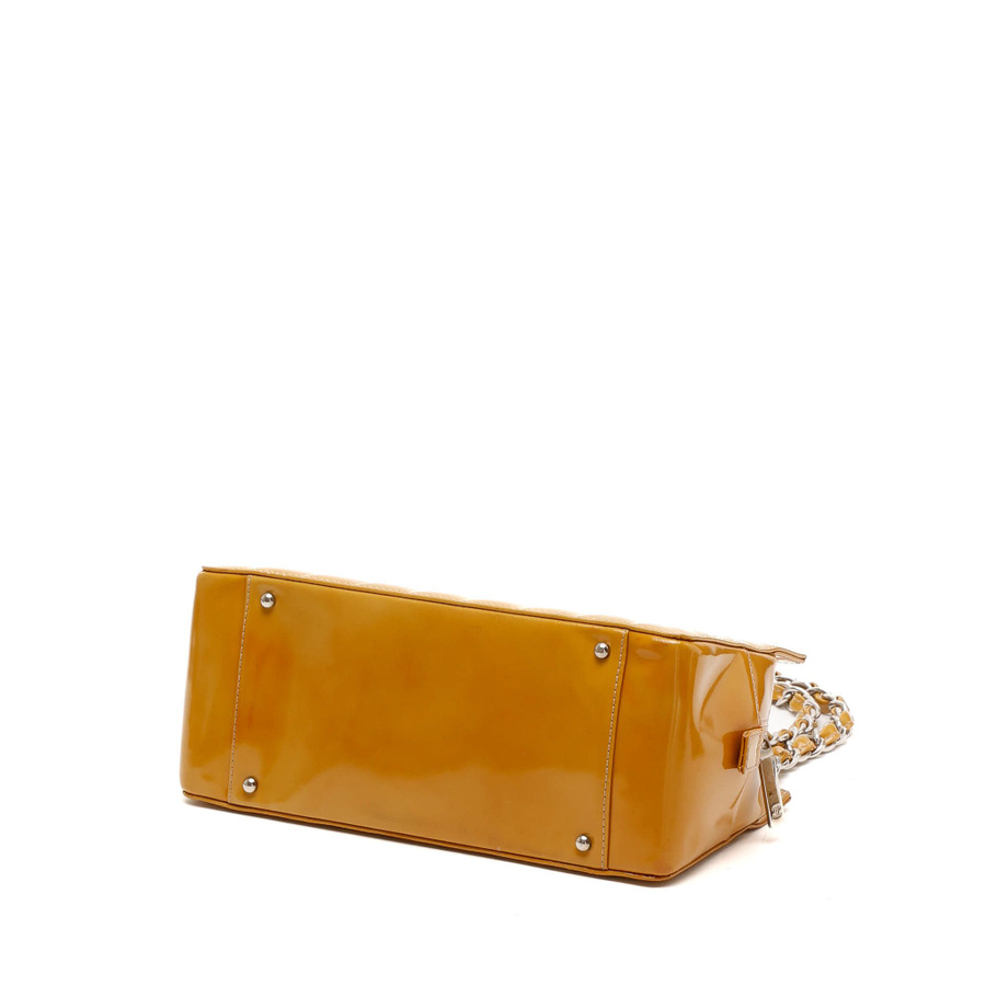 Chanel CC Chocolate Bar Patent Bag