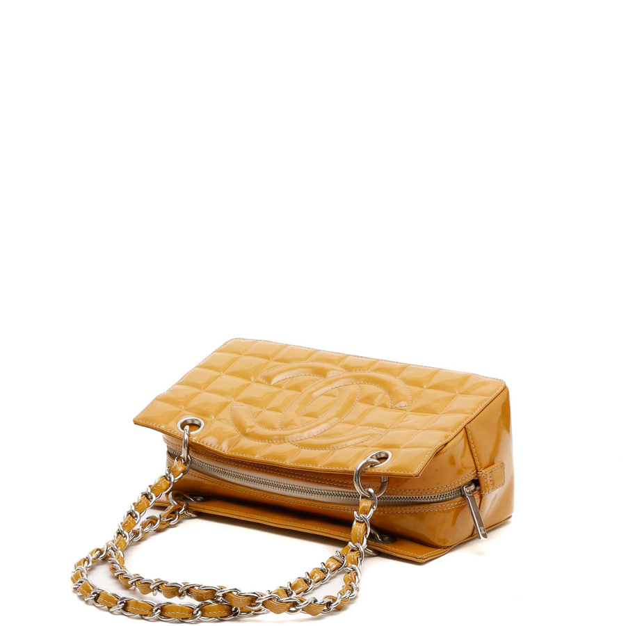 Chanel CC Chocolate Bar Patent Bag