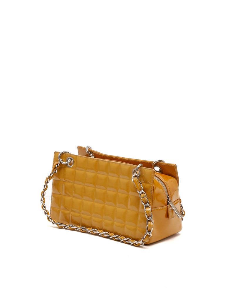 Chanel CC Chocolate Bar Patent Bag