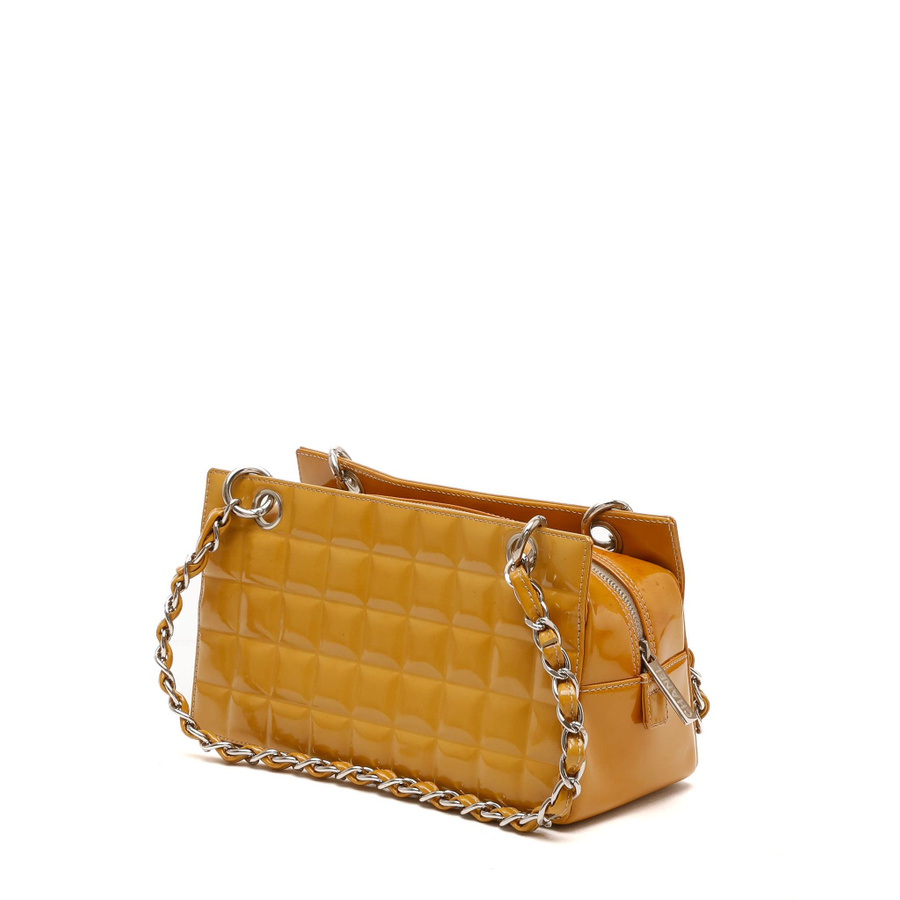 Chanel CC Chocolate Bar Patent Bag
