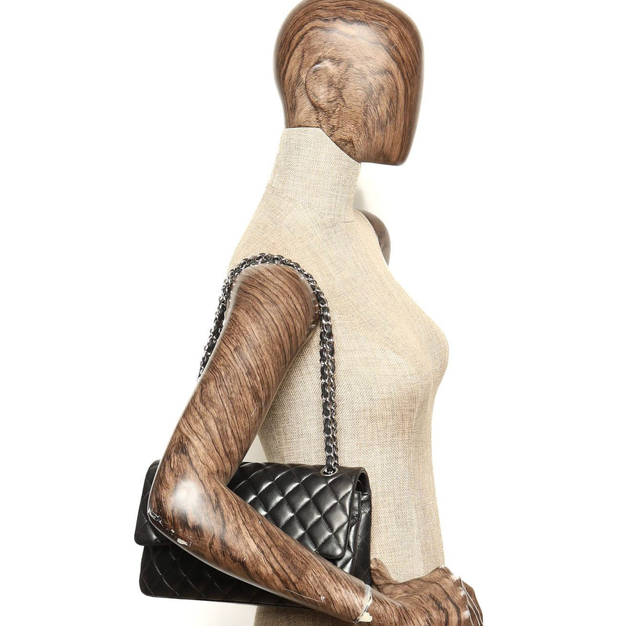 Chanel Classic Lambskin Medium Double Flap Bag