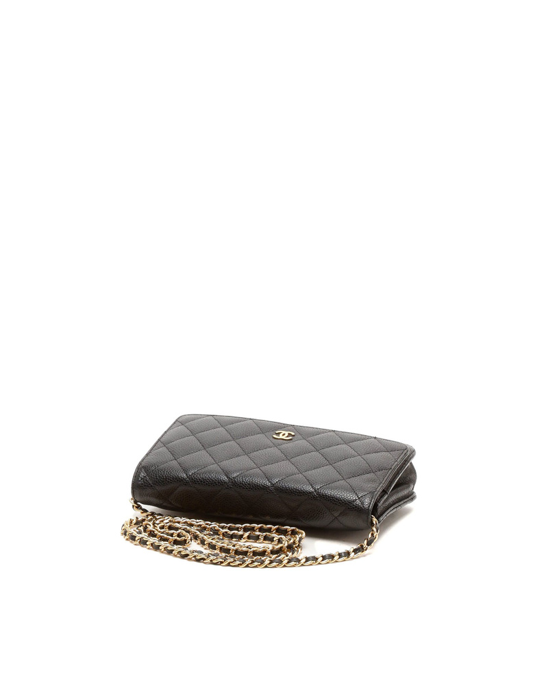 Chanel Caviar Wallet On Chain Bag