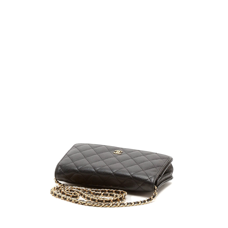 Chanel Caviar Wallet On Chain Bag