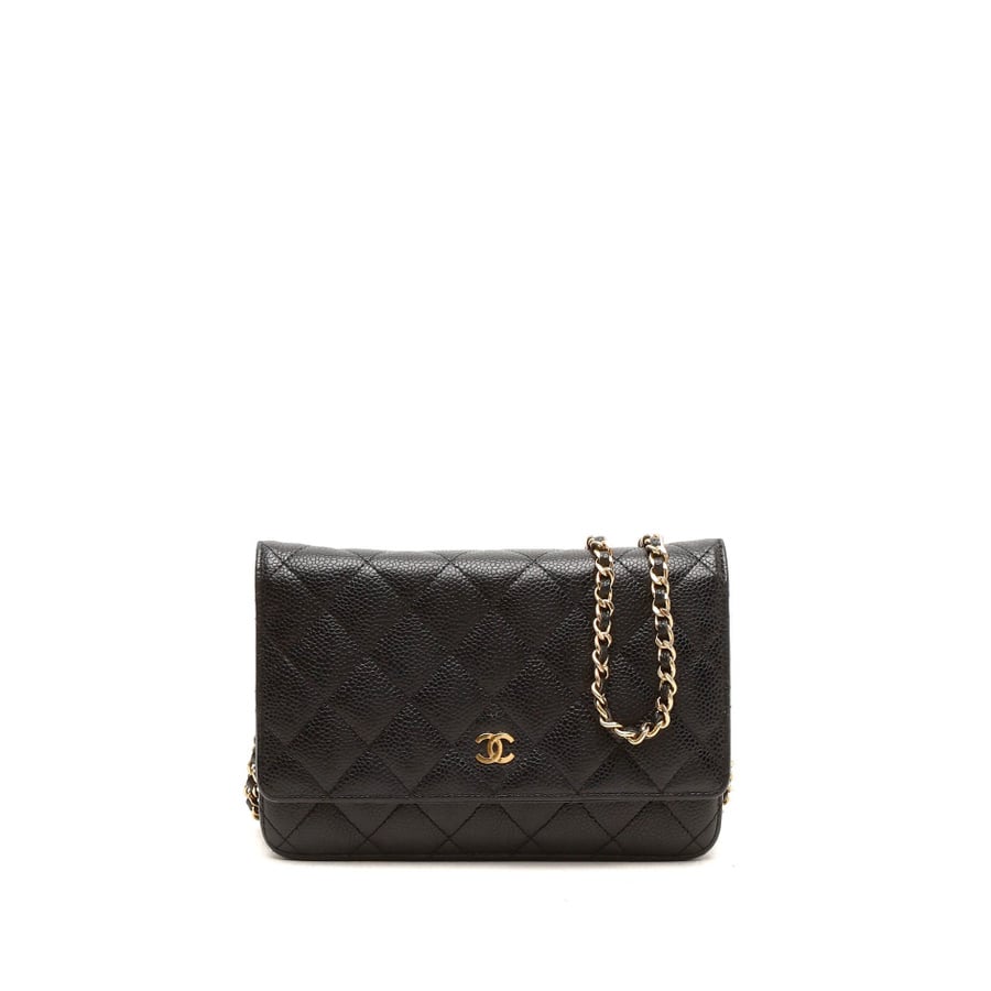 Chanel Caviar Wallet On Chain Bag