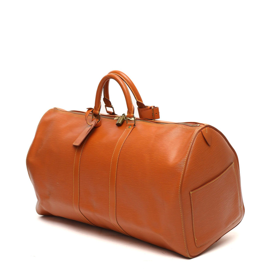 Louis Vuitton Epi Keepall 55 Weekend Bag