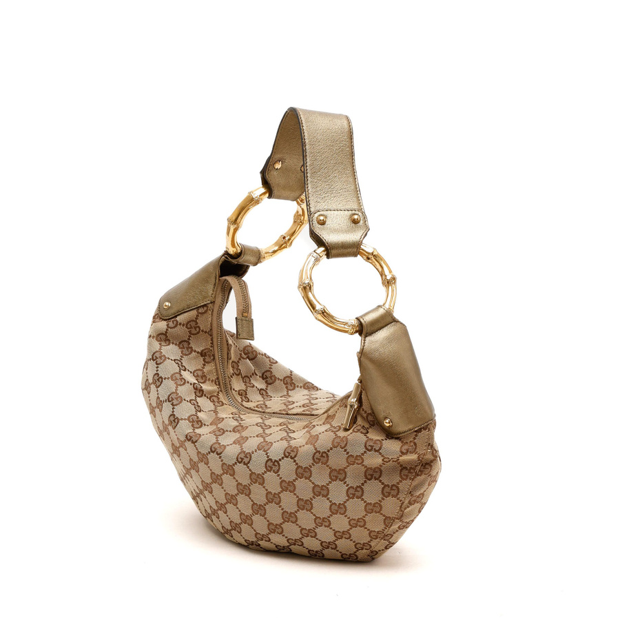 Gucci GG Bamboo Hobo Bag