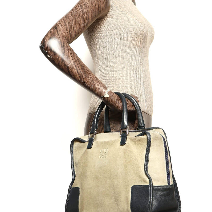 Loewe Amazona 32 Suede Bag