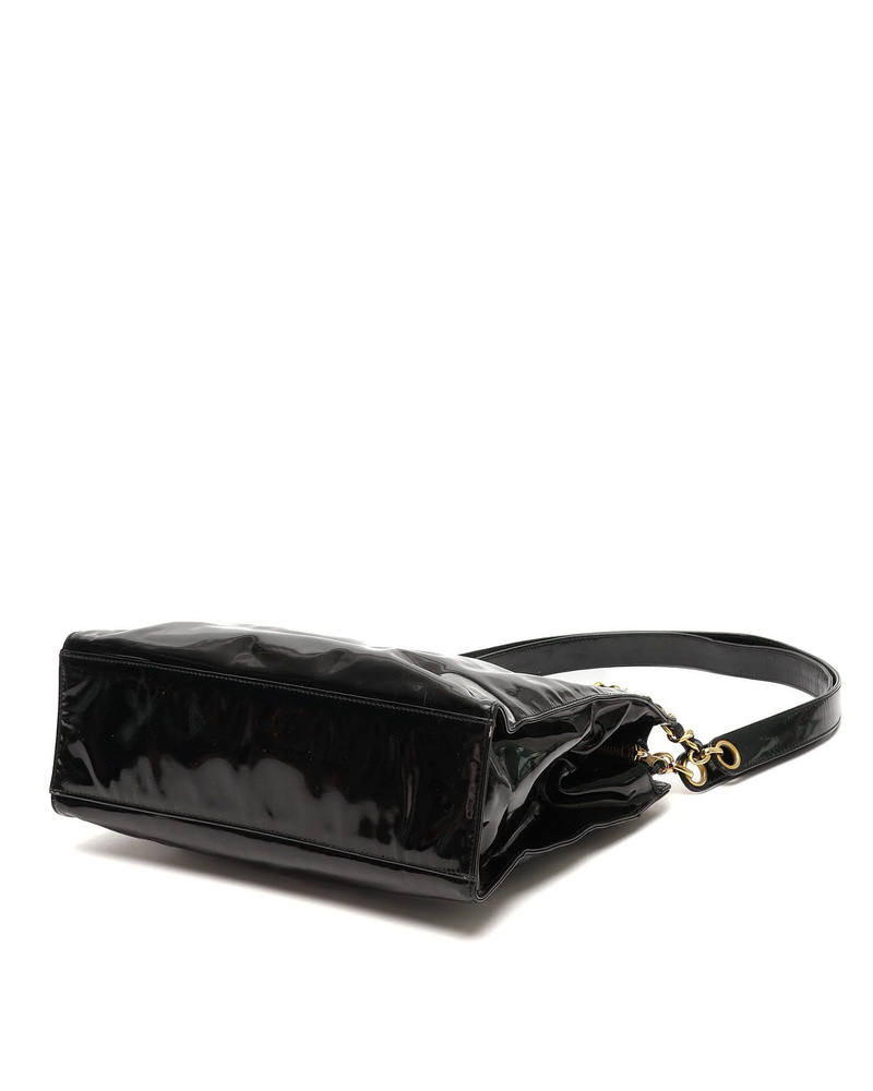 Chanel CC Patent Tote Bag