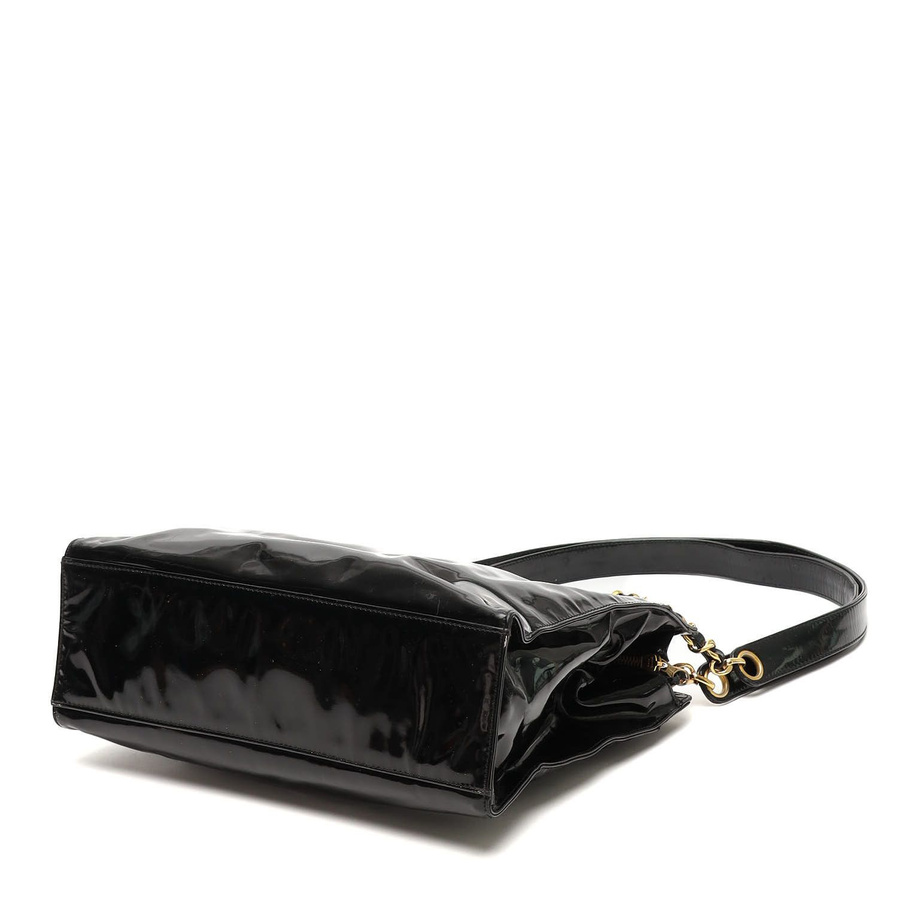 Chanel CC Patent Tote Bag