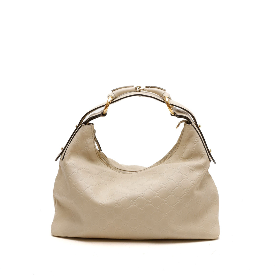 Gucci Guccissima Horsebit Hobo Bag