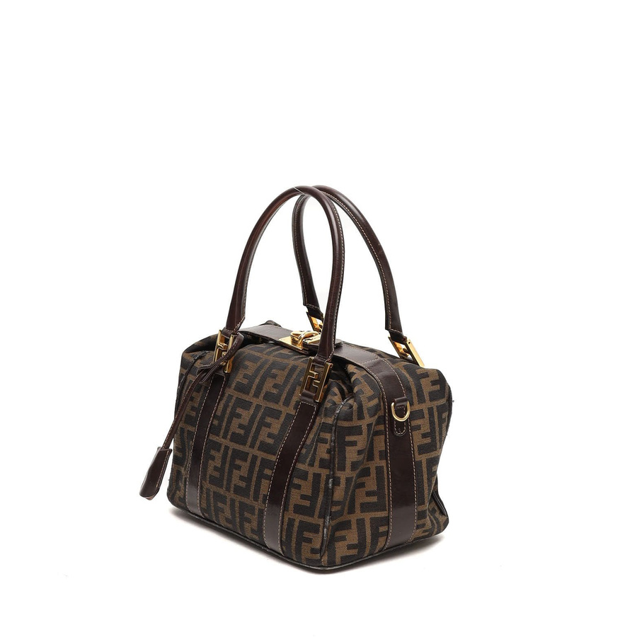 Fendi Zucca Boston Bag
