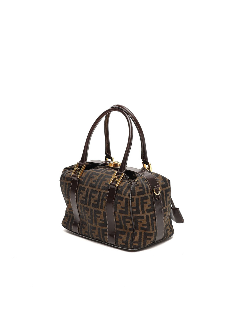 Fendi Zucca Boston Bag