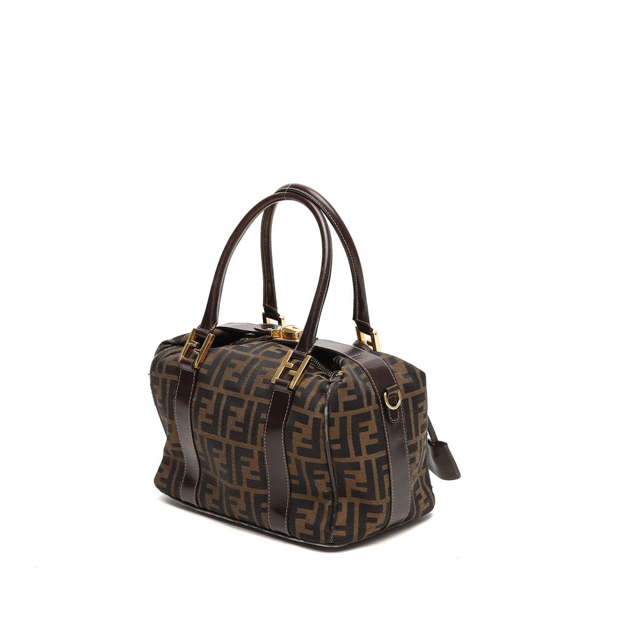 Fendi Zucca Boston Bag