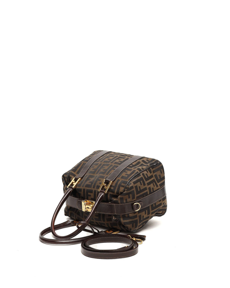 Fendi Zucca Boston Bag