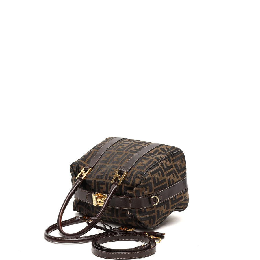 Fendi Zucca Boston Bag