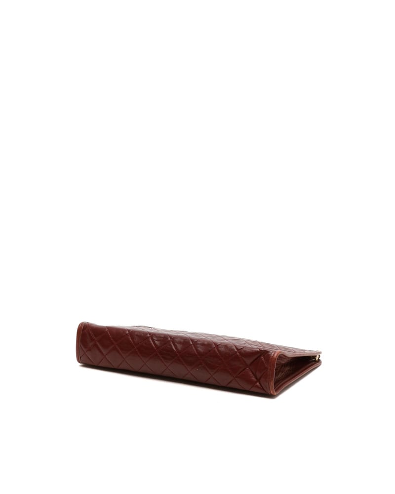 Chanel CC Quilted Clutch Bag