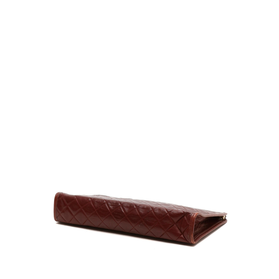 Chanel CC Quilted Clutch Bag