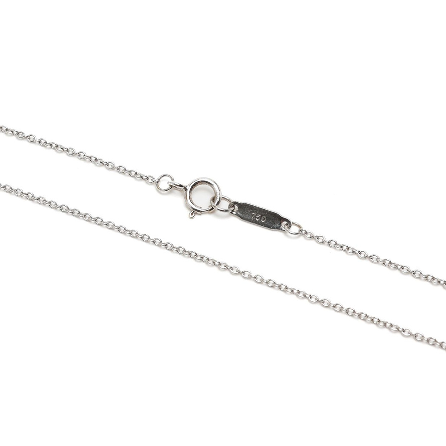 Tiffany & Co 18Kt Heart Key Diamond Necklace
