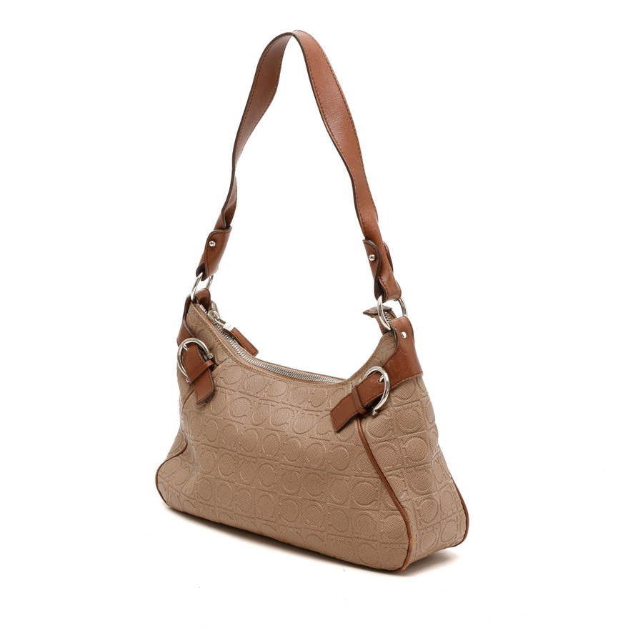 FERRAGAMO Logo Pattern Shoulder Bag