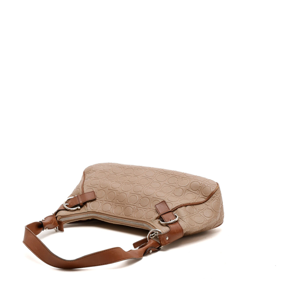 FERRAGAMO Logo Pattern Shoulder Bag