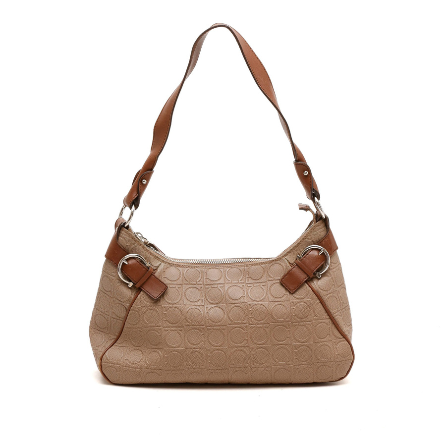 FERRAGAMO Logo Pattern Shoulder Bag