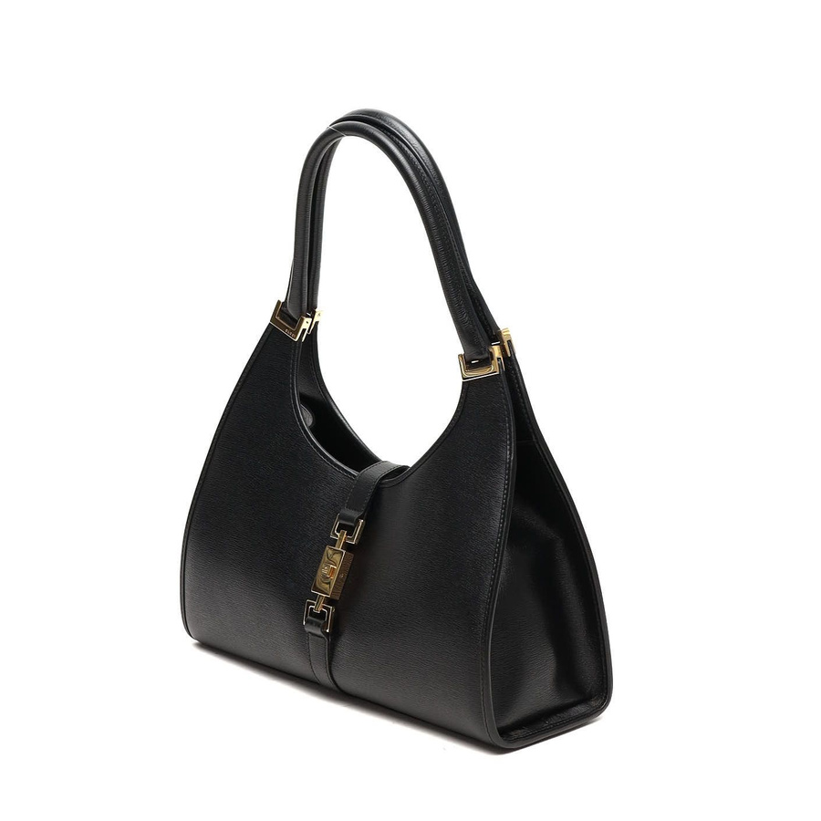 Gucci Leather Jackie Bardot Bag