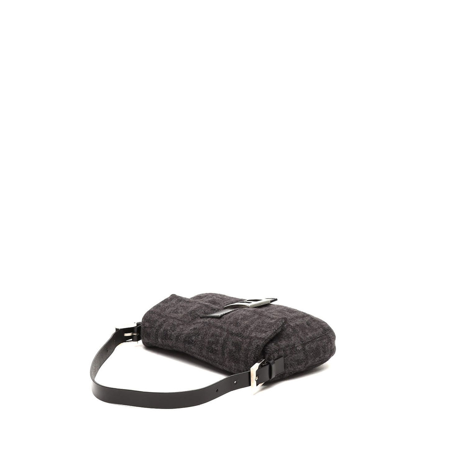 Fendi Zucca Baguette Wool Bag