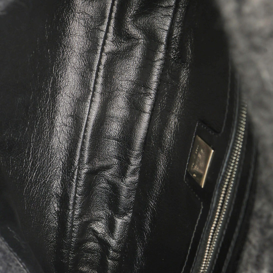 Fendi Zucca Baguette Wool Bag