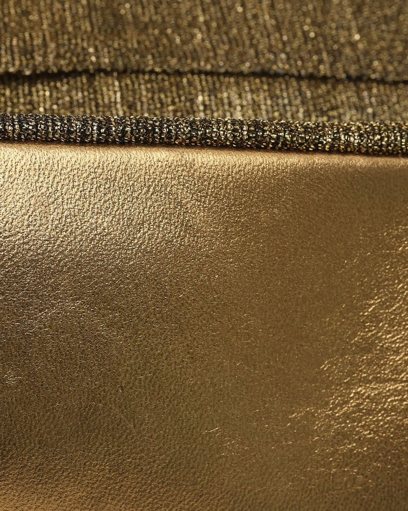 FERRAGAMO Mini Metallic Vara Bag