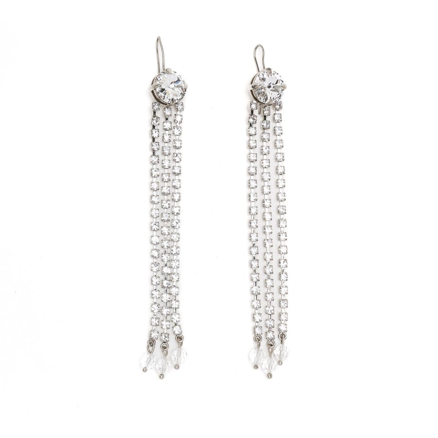 MIU MIU Rhinestone Earrings