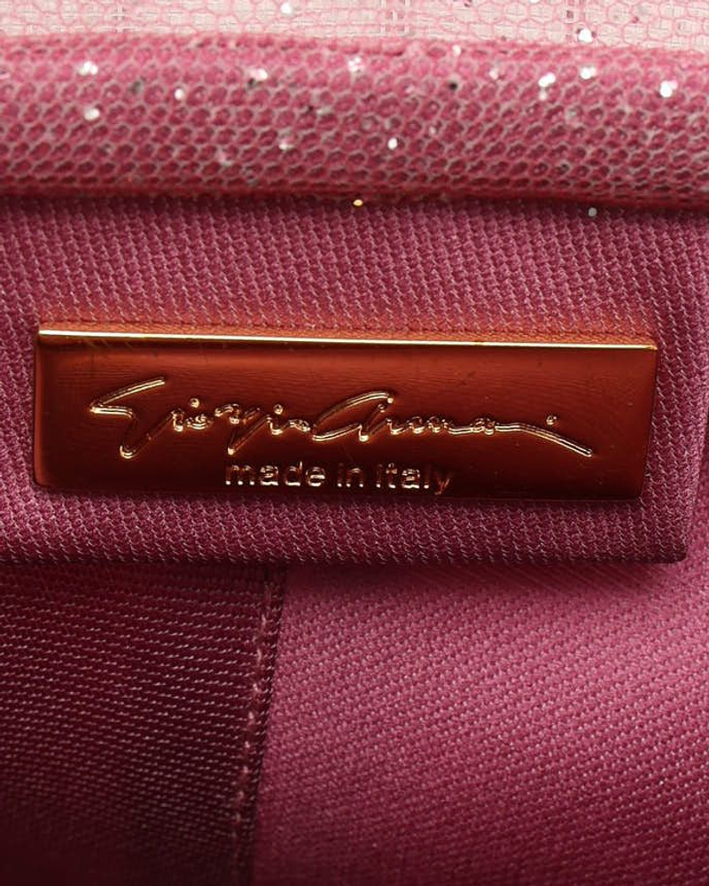 Giorgio Armani Starlit-Sky Tulle Evening Shoulder Bag
