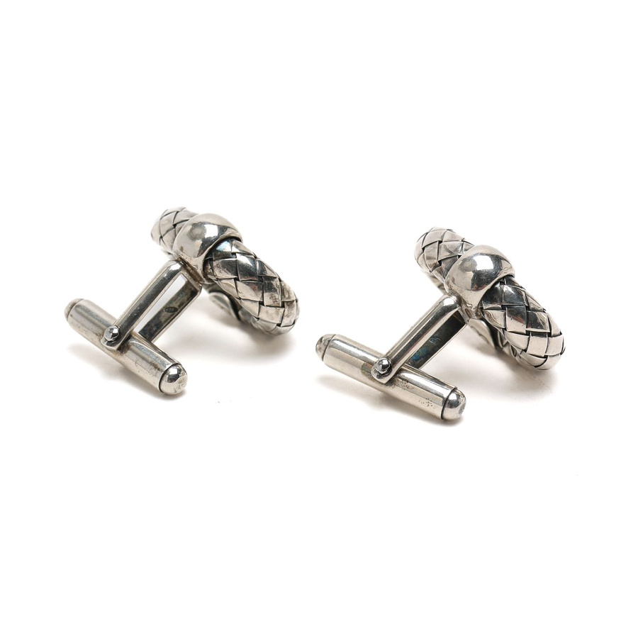 Bottega Veneta Intrecciato Cufflinks