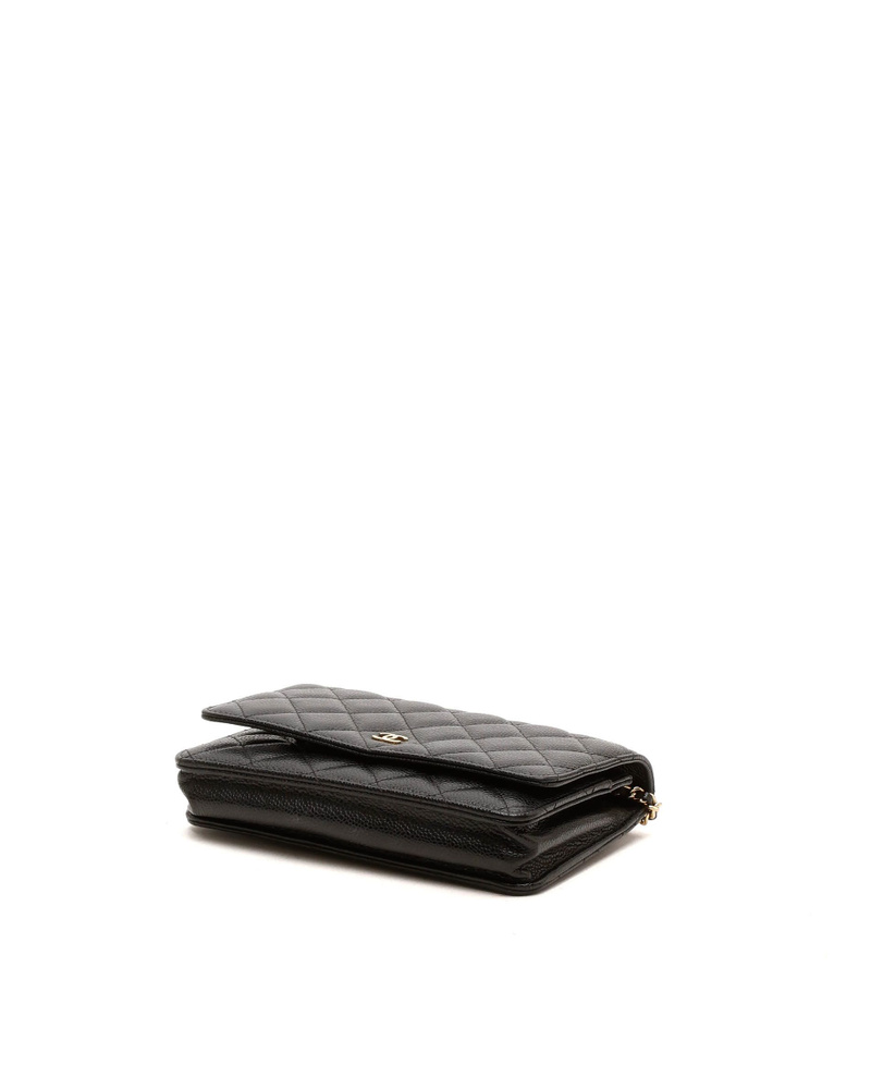 Chanel Classic Caviar Wallet On Chain Bag