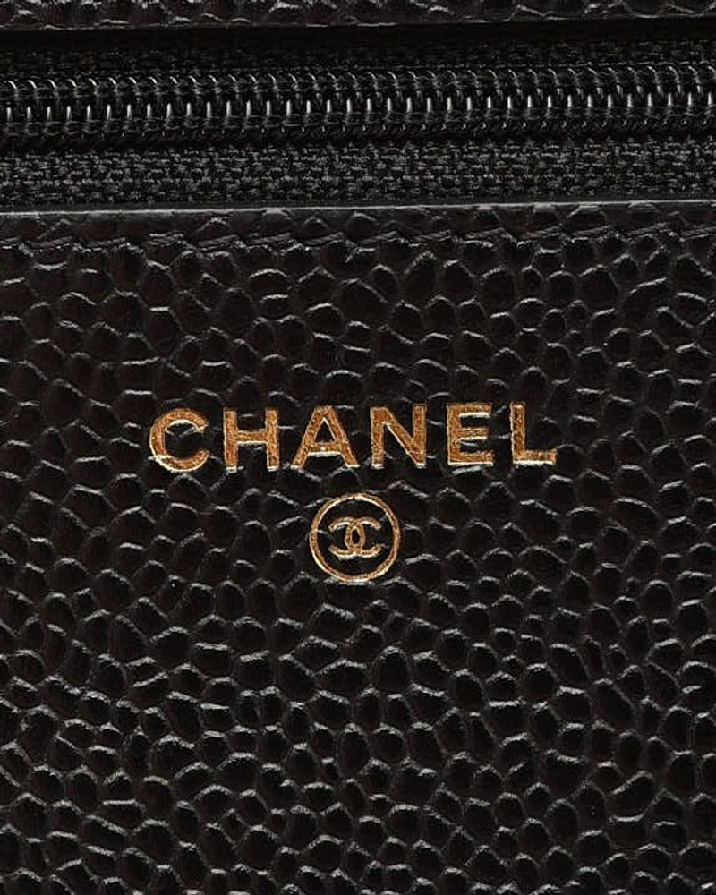 Chanel Classic Caviar Wallet On Chain Bag