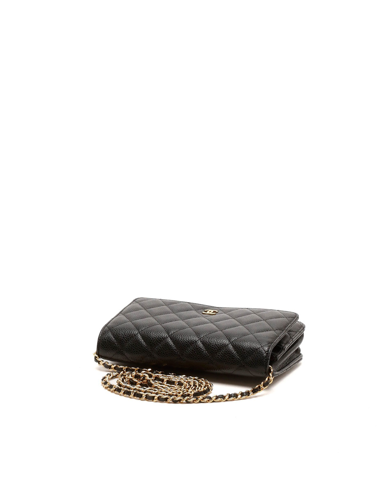 Chanel Classic Caviar Wallet On Chain Bag