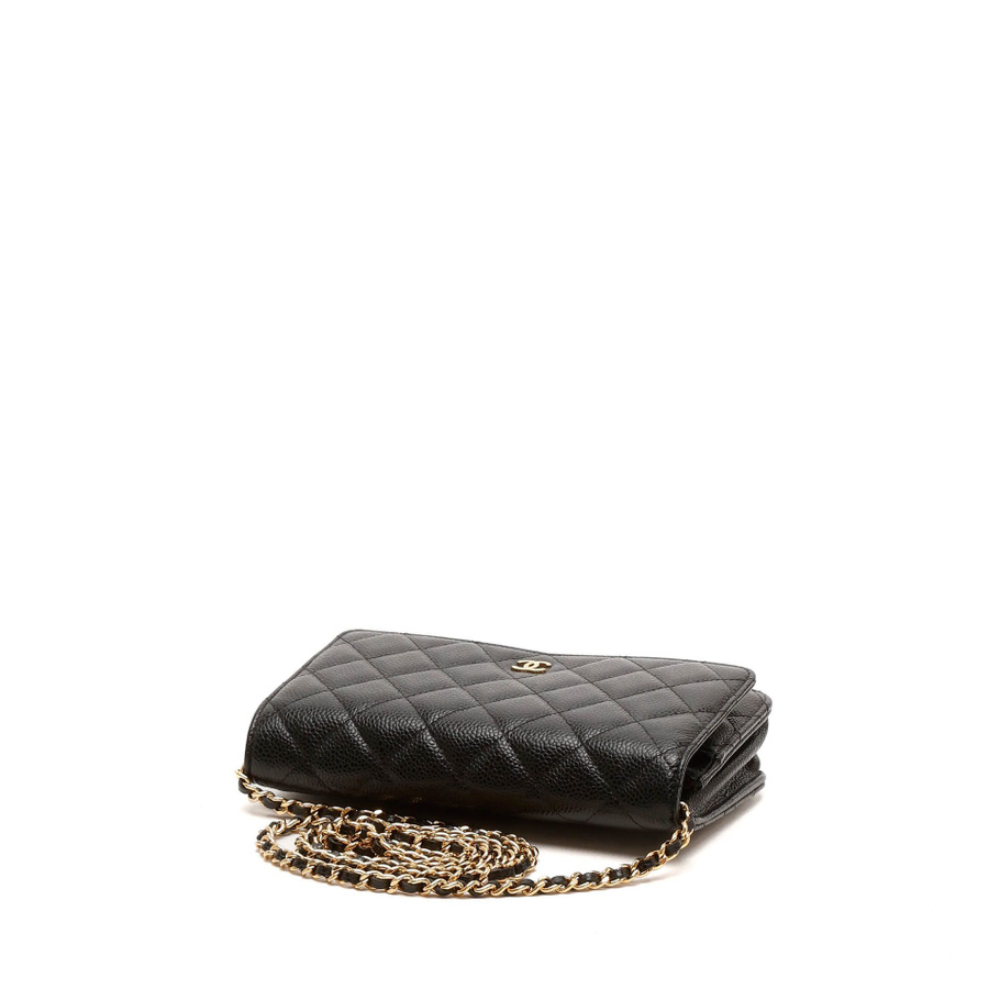 Chanel Classic Caviar Wallet On Chain Bag
