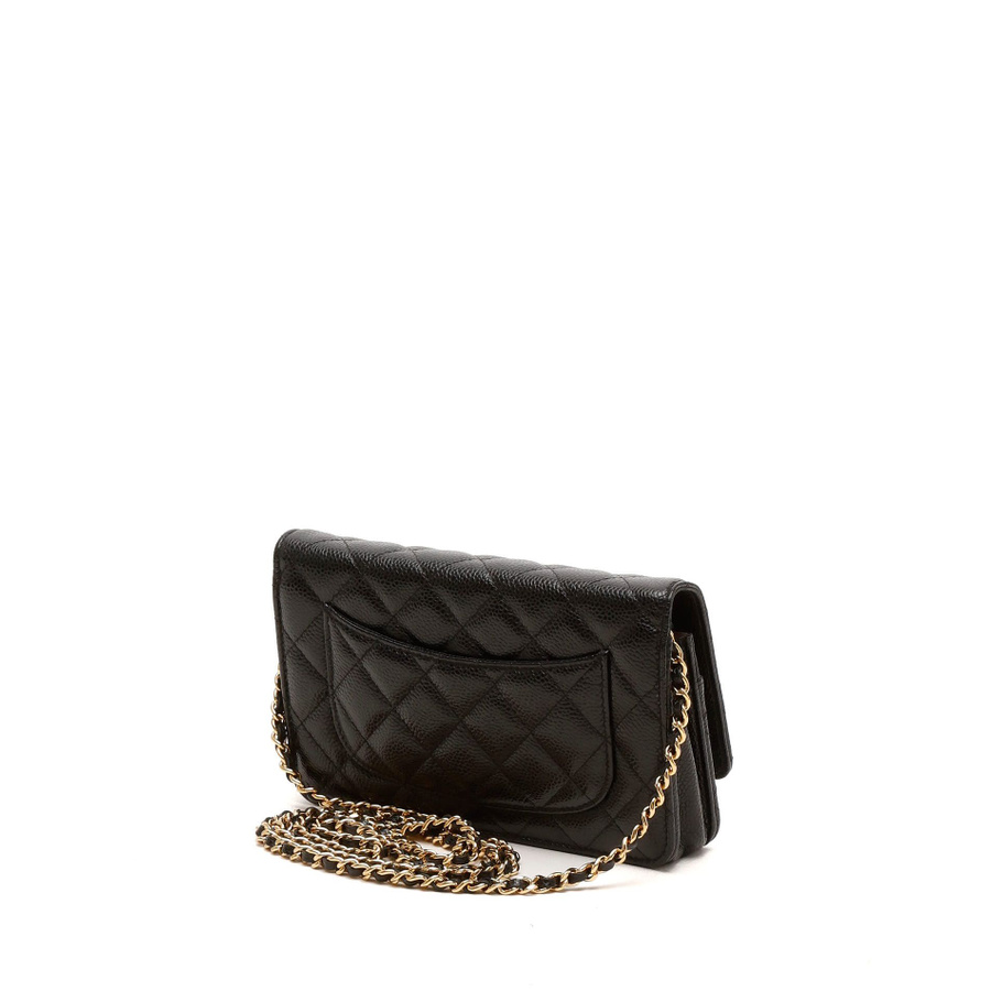 Chanel Classic Caviar Wallet On Chain Bag
