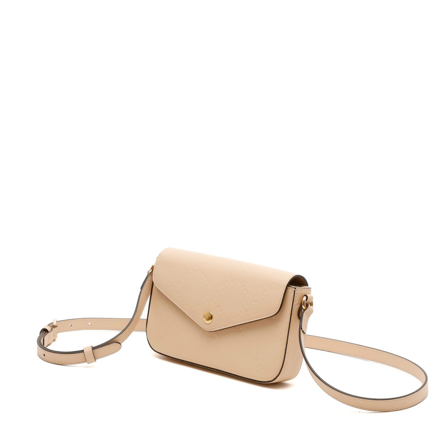 Gucci Jumbo GG Embossed Crossbody Bag