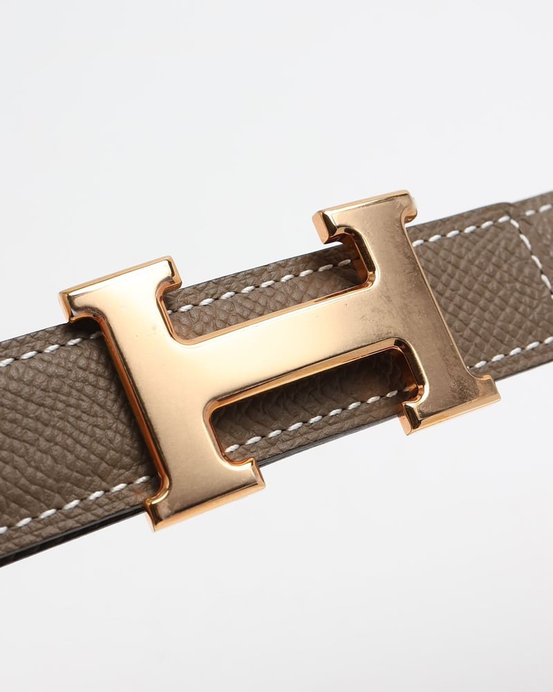 Hermès Reversible H Belt, size 80
