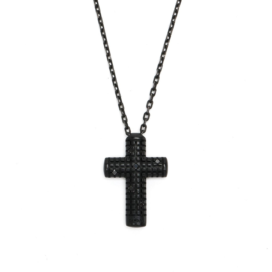 Damiani Silver and Black Diamond Necklace