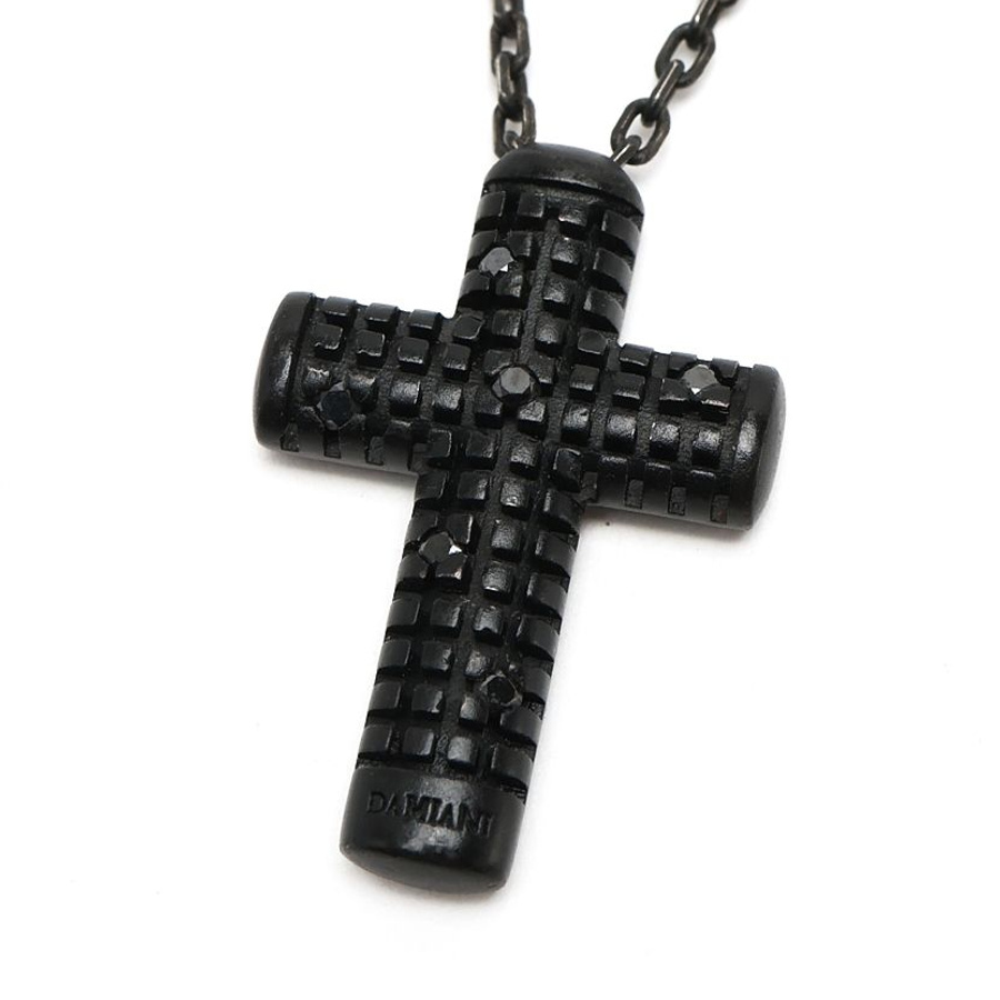 Damiani Silver and Black Diamond Necklace