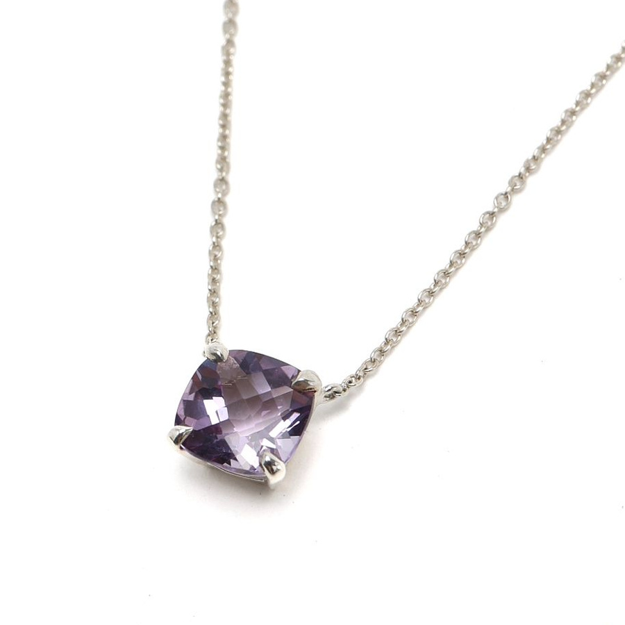 Tiffany & Co Silver Amethyst Necklace