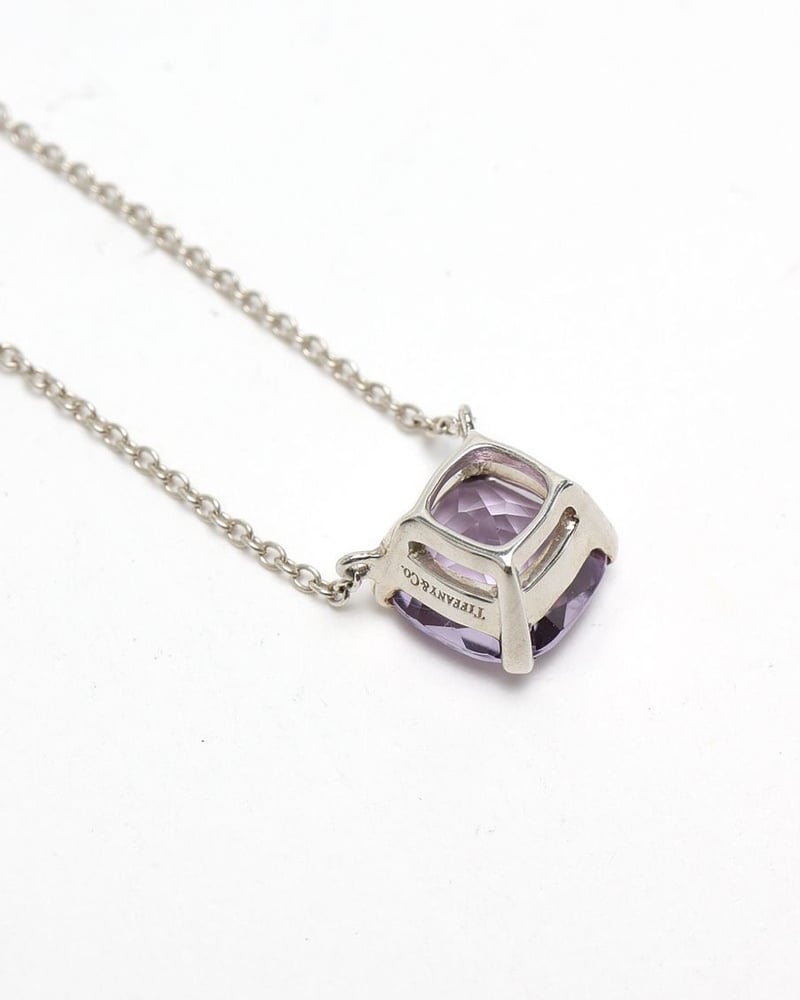 Tiffany & Co Silver Amethyst Necklace