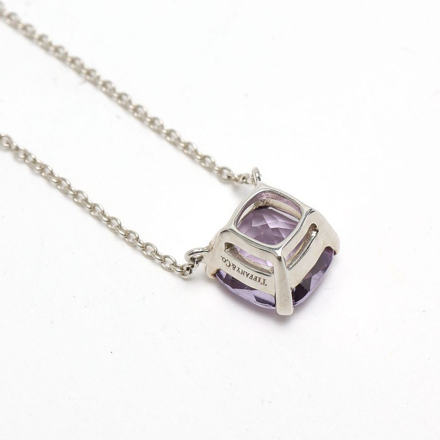Tiffany & Co Silver Amethyst Necklace
