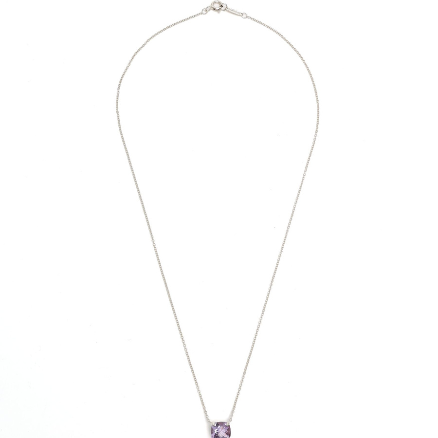 Tiffany & Co Silver Amethyst Necklace
